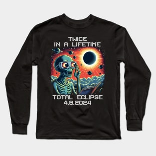 Total Solar Eclipse 2024 Long Sleeve T-Shirt